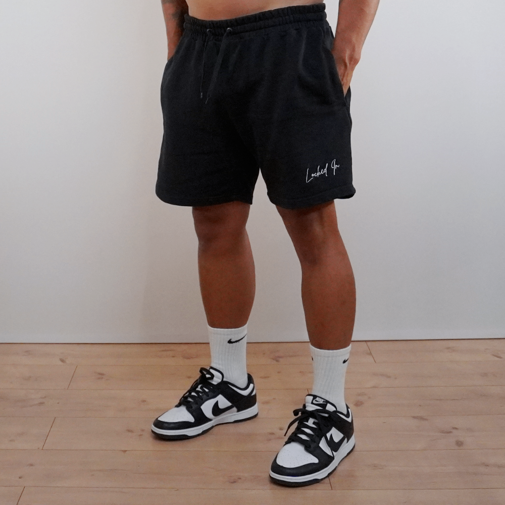 LOCKED IN X BLACK COLLECTION SHORTS