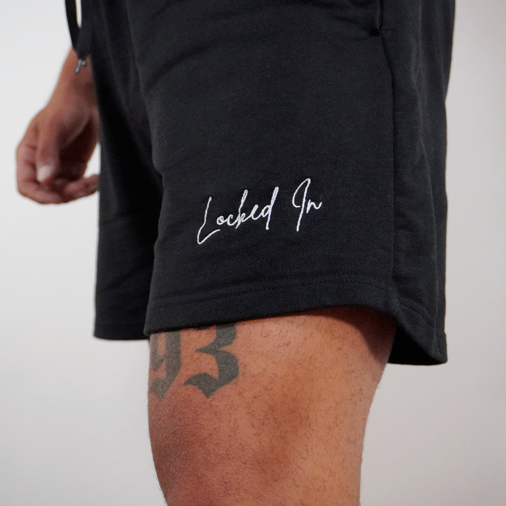 LOCKED IN X BLACK COLLECTION SHORTS