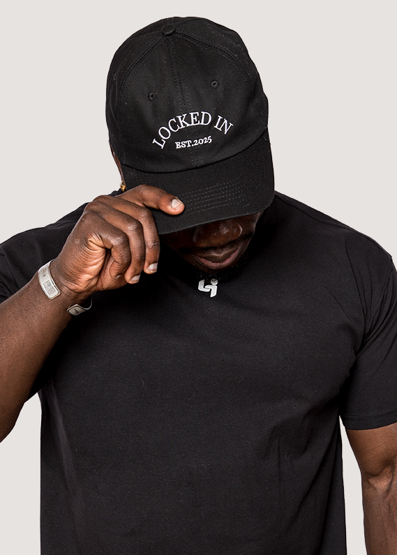 LOCKED IN BASEBALL CAP BLACK